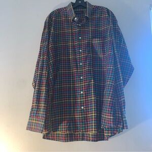 Bullock&Jones Plaid Button Down Men’s Size XL